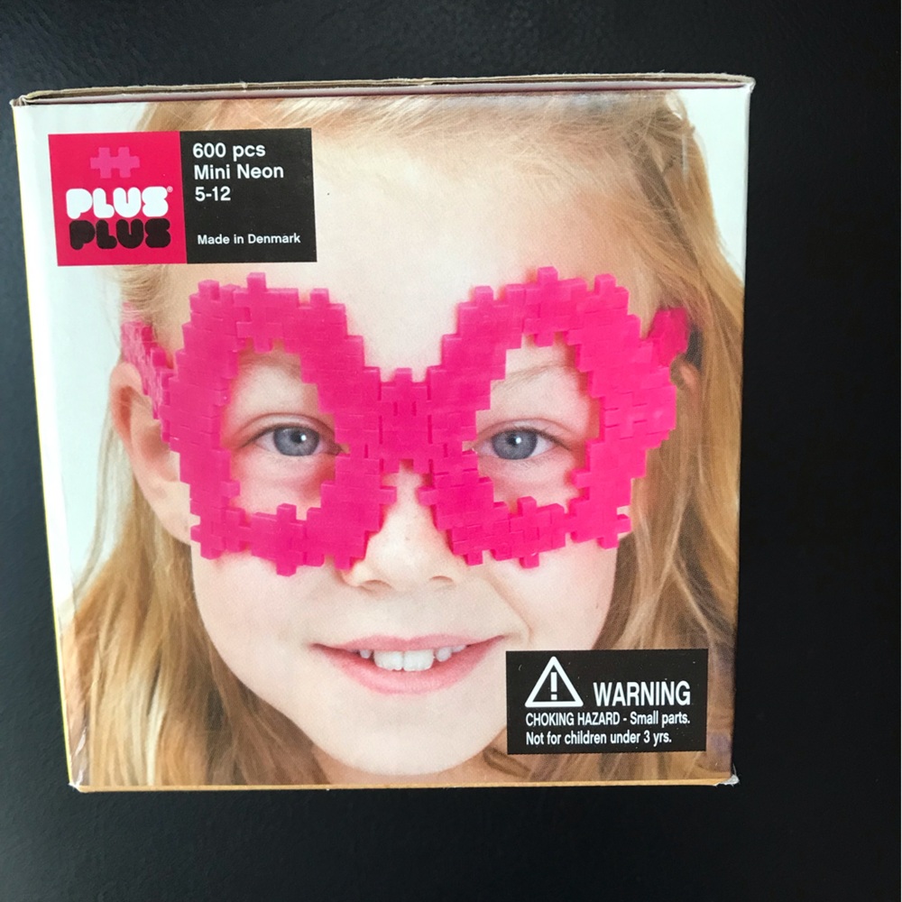 PLUS PLUS 600 pcs Mini Neon